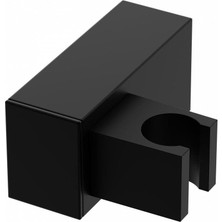 Fause El Duş Mafsal Askısı Kare Siyah KY118-B