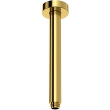 Fause Ankastre Duş Başlığı Borusu Oval Tavandan Altın KDB101-G