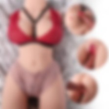 Yuwie Premium Torso Masturbator Karie - Büyük Boy Realistik Manken Anal Vajinal 2 In 1 Titreşimli Suni Vajina