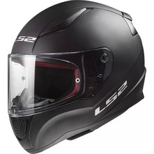 LS2 Rapıd Mat Siyah Kask L Beden Tek Renk ile Motorsiklet Kullanımına Uygun Güvenlik