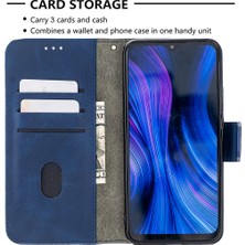 4U Sky Xiaomi Redmi 9-Blue Için Çeşitli Timsah Deri Deri Cüzdan Kılıfı (Yurt Dışından)