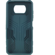 4U Sky Xiaomi Poco X3/x3 Nfc-Green Için Kickstand ile Plastik+Tpu Hibrit Kılıf (Yurt Dışından)