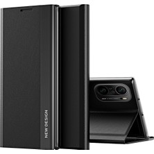 4U Sky Pu Deri Çok Yolda Koruma Tam Koruma Telefon Kılıfı, Stand For Xiaomi Mi 11I/POCO F3/redmi K40/K40 Pro-Black (Yurt Dışından)