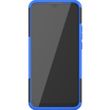 4U Sky Xiaomi Redmi 9-Blue Için Kickstand Koruyucu Kabuklu Anti-Slip Pc+Tpu Kapak (Yurt Dışından)