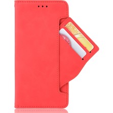 4U Sky Xiaomi Mi Için Stand Pu Deri Kapağı ile Not 10 Lite-Red (Yurt Dışından)