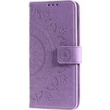 4U Sky Xiaomi Poco X3 Nfc/poco X3/x3 Pro-Morası Için Strap ile Basılı Mandala Çiçek Cüzdan Deri Kılıf (Yurt Dışından)