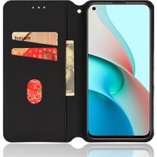 4U Sky Xiaomi Redmi Için Not 9t 5g/not 9 5g Baskı Rhombus Manyetik Kapatma Pu Deri Cüzdan Stand Telefon Kılıfı-Doğru (Yurt Dışından)