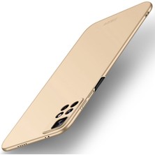 4U Sky Xiaomi Için Poco M4 Pro 5g Telefon Kılıfı Damla Koruma Mat Strap-Gold ile Mat Sert Pc Kapağı (Yurt Dışından)