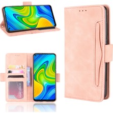 4U Sky Birden Çok Kart Yuvası Deri Xiaomi Için Benzersiz Kabuk Redmi Note 9/redmi 10X 4g-Pink (Yurt Dışından)