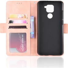 4U Sky Birden Çok Kart Yuvası Deri Xiaomi Için Benzersiz Kabuk Redmi Note 9/redmi 10X 4g-Pink (Yurt Dışından)