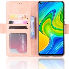 4U Sky Birden Çok Kart Yuvası Deri Xiaomi Için Benzersiz Kabuk Redmi Note 9/redmi 10X 4g-Pink (Yurt Dışından)