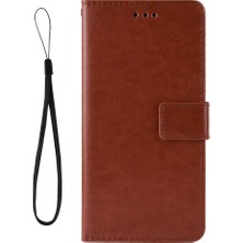 4U Sky Cüzdanlı Crazy Horse Pu Deri Kabuk Xiaomi Redmi Note 9/redmi 10X 4g-Brown (Yurt Dışından)