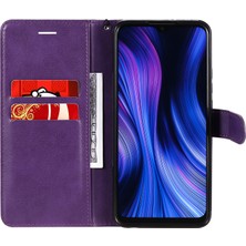 4U Sky Xiaomi Redmi 9-Mor Için Cüzdan Deri Standı Kapak Kasası (Yurt Dışından)