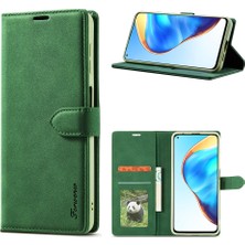 4U Sky Xiaomi Mi 10T 5g/mi 10T Pro 5g-Green Için Deri Cüzdan Standı Kapak Kasası (Yurt Dışından)