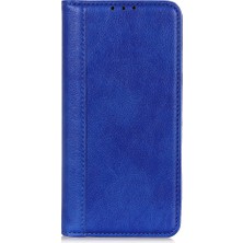 4U Sky Xiaomi Için Poco X3 Nfc/poco X3 Telefon Kılıfı Pu Deri Telefon Kapağı Damla Geçirmez Litchi Doku Koruyucu Stand Cüzdan Mavisi (Yurt Dışından)