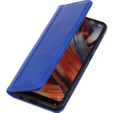 4U Sky Xiaomi Için Poco X3 Nfc/poco X3 Telefon Kılıfı Pu Deri Telefon Kapağı Damla Geçirmez Litchi Doku Koruyucu Stand Cüzdan Mavisi (Yurt Dışından)