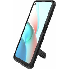 4U Sky Kickstand Tasarım Anti-Drop Pc+Tpu Xiaomi Redmi Için Hibrid Telefon Kılıfı Kapak Not 9 5g/redmi Note 9t 5g-Green (Yurt Dışından)