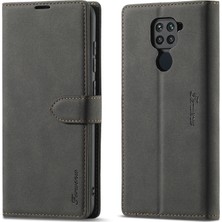 4U Sky Xiaomi Redmi Note 9-Black Için Deri Cüzdan Standı Kapak Kasası (Yurt Dışından)