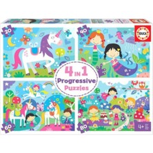 Educa Fantasy Frıends Puzzle 4 In 1