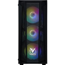 Vento VG15FE 550W 4X120MM Rgb Fan Gamıng Siyah Kasa