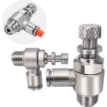 Skyce Pnömatik Metal Hız Ayar Dirsek Rekor M5X4 mm