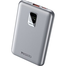 Yesido YP46 10.000 Mah 22.5W Dijital Göstergeli Usb3.0 Pd Hızlı Şarj Powerbank