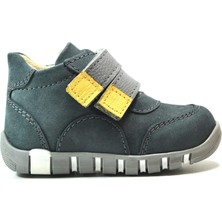 Onlo Ayakkabı Bayrak K.304 Deri Haki Ortopedik Erkek Bebek Ayakkabı