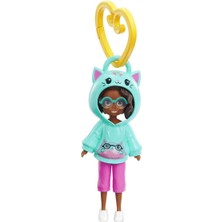 Polly Pocket Kapüşonlu Bebekler HKV99 Renkli Hayvan Temalı Kıyafetler ile 3+ Yaş Kız Çocuklar İçin