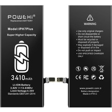 Powehi Apple Iphone 7g Plus Güçlendirilmiş  Batarya Pil 3410 Mah