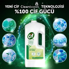 Cif Krem Yüzey Temizleyici Amonyaklı Yağ ve Kireç Sökücü Leke Çıkarıcı 1500 ml X3