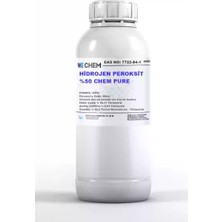 Masmel Sağlık Masmel Hidrojen Peroksit %50 Chem Pure 1 Lt