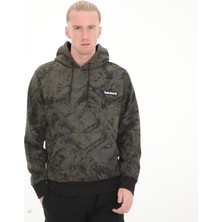 Timberland TB0A6K7WDX01 Timberland All Over Printed Mountains Camo Hoodie ( Erkek Sweatshirt Yeşil
