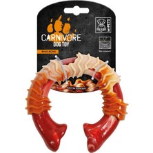 Carnivore Ring Dog Toy Pastırma Aromalı Kemirme Oyuncağı, Kemik