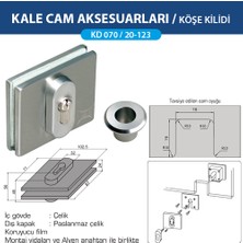 Kale Kilit Kale Arco Kolsuz Cam Kapı Aksesuar Seti - Standart