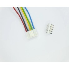 Sanec 3,96MM Kilitli 5 Pin Kablolu Konnektör Takım 20CM - 0,50MM - Çift Taraflı