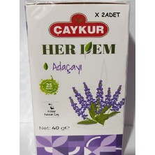 Çaykur Çaykur herdem Yeşil Adaçayı Süzen Poşet 40 gr x 2 Adet