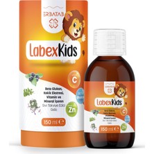 Erbatab Labex Kids Çinko Kekik Beta Glukan Karamürver Çocuk Multivitamin Şurup 150 ML