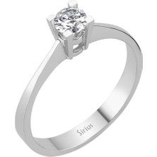 Sirius Pırlanta F Renk 0,23 Karat Pırlanta Tektaş Yüzük 0423R0040