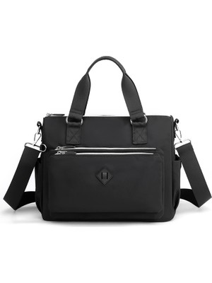 Love Home Bayan Çanta Yeni 2023 Bayan Tate Çanta Moda El Omuz Çanta Naylon Kumaş Büyük Kapasiteli Anne Seyahat Büyük Çanta (Yurt Dışından)