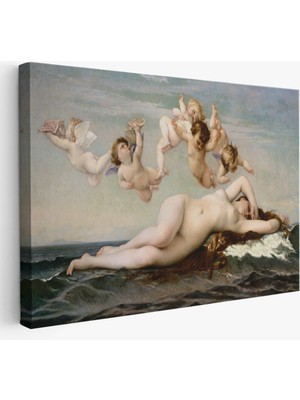 Doğal Tercih Alexandre Cabanel'in Venüsün Doğuşu Isimli Eseri Kanvas Tablo, The Birth Of VENUS-5028