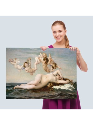 Doğal Tercih Alexandre Cabanel'in Venüsün Doğuşu Isimli Eseri Kanvas Tablo, The Birth Of VENUS-5028