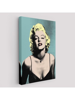 Doğal Tercih Marilyn Monroe Sarı Saçlı  Kadın Modern Duvar SANATI-5251