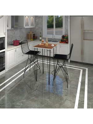 Kenz Life  Knsz Masa Sandalye Takımı HEM105ZENGIN Cvzsyh 070*070 2 Sandalye Syhsyh