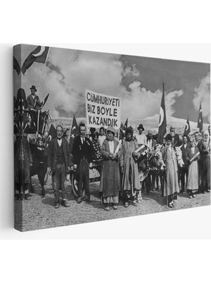 Doğal Tercih Biz Cumhuriyeti Böyle Kazandık TABLOSU-6574