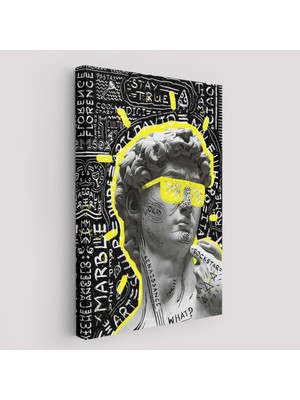 Doğal Tercih Michelangelo Buonarroti Davud Pop Art TABLOSU-6376