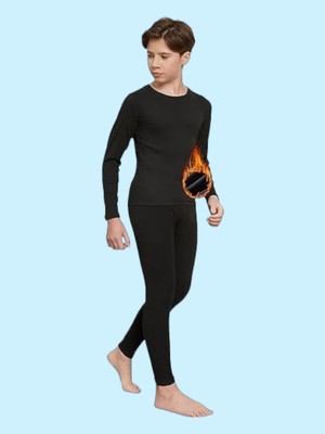 Mood Agenda Erkek Çocuk Termal Alt Üst Takım Nefes Alabilen Malzeme ile Soğuk Havalara Uygun