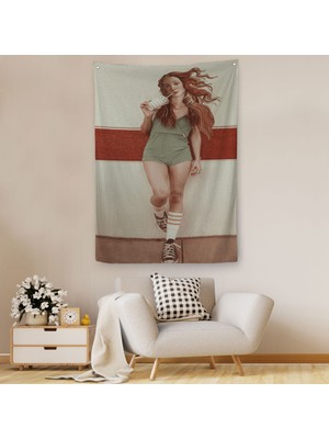 Harita Sepeti Günümüz Modern Venüsü Dekoratif Duvar Örtüsü - Halısı-6137