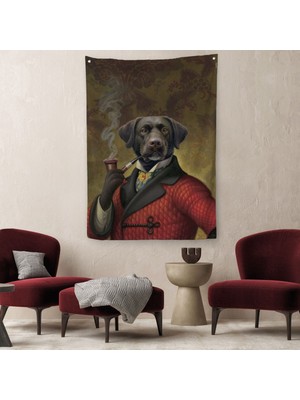 Harita Sepeti Pipo Için Köpek Duvar Örtüsü - Halısı-6032