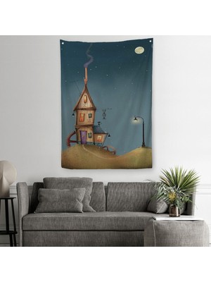 Harita Sepeti Güzel Ev Dekoratif Duvar Örtüsü-Halısı - Halısı -6186