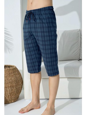 Kly 195B Battal Büyük Beden Ekoseli Tek Kapri